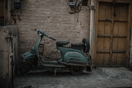 old scooter