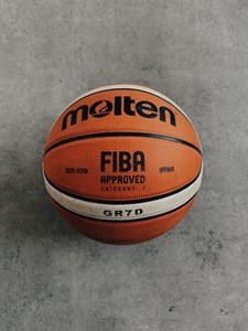 Basket Ball on the grey floor