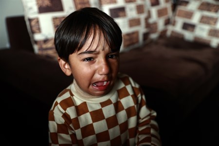 Kid ugly crying