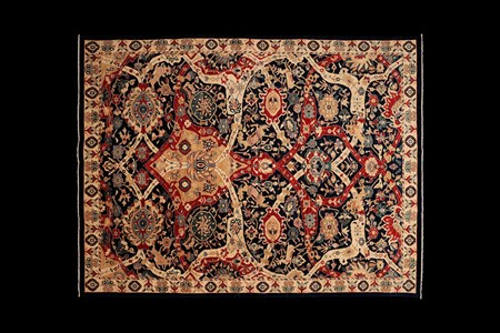 Heavy patterned rug