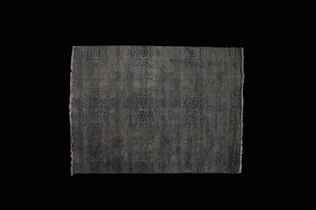 Grey textured rug