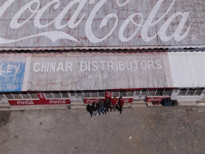 Top view cocacola distributors