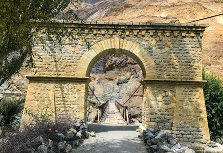 97 years old suspension bridge