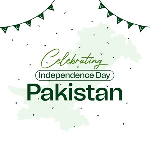 Celebrating Happy Independence Day Pakistan Social Media Post Design