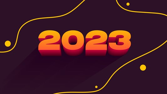 2023 Happy New Year Celebration Background