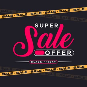 Black Friday Super Sale Offer Template Design