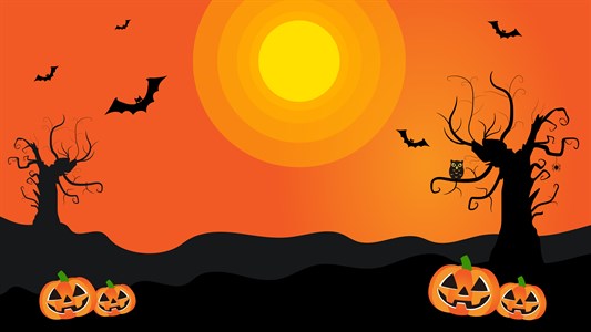 Happy halloween social media banner template design