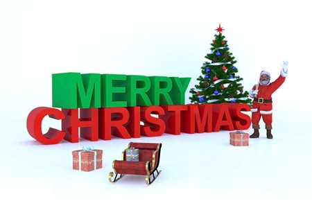Merry Christmas 3d Image 