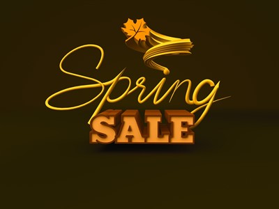 Sprint Sale - 3d typography