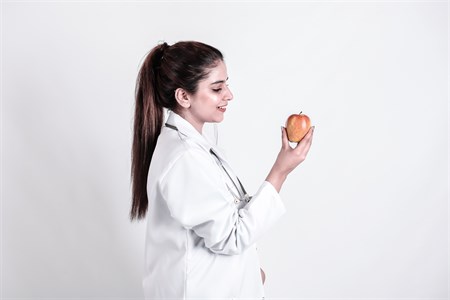 Doctor with Apple