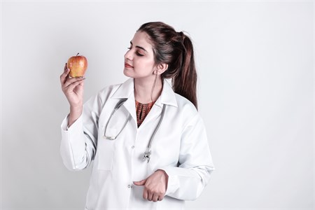 Doctor with Apple