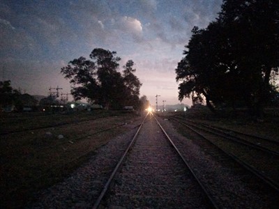 an image of a railway track in Pakistan