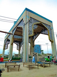 Beautiful Gate at the entrance of Lahore city