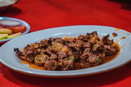 Afghani food - Dumba Karahi